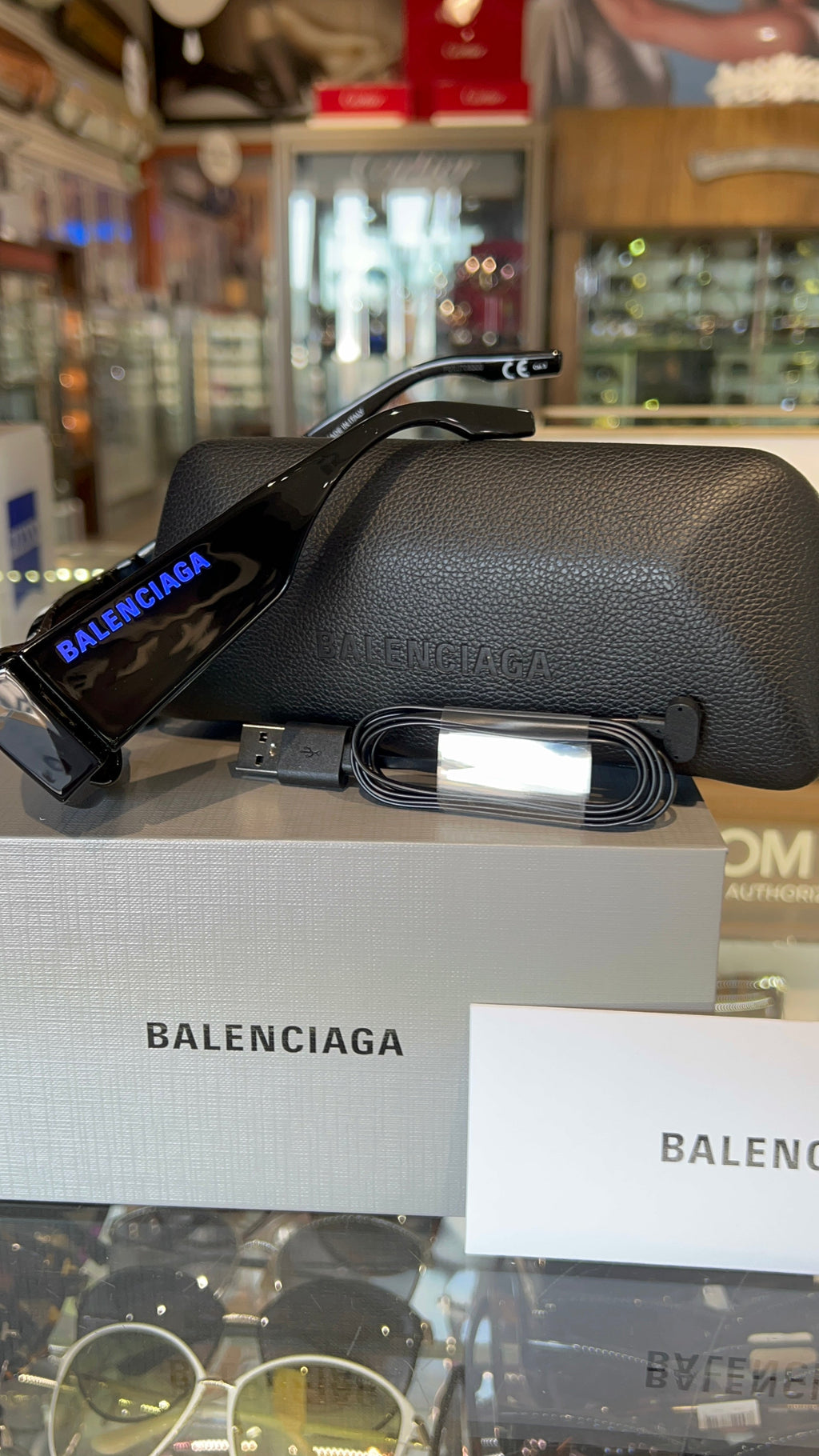 Balenciaga - BB0100S LED Sunglasses (001) Mixed